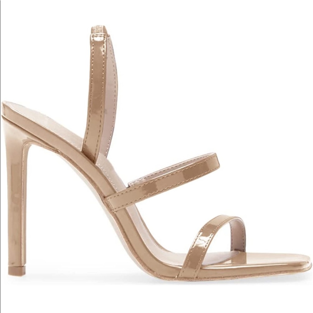 Brand new heeled Sandals Square Open Toe High Stiletto Heels